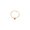 Gold1, variant on Womens Stainless Steel Rings With Geometric Design Simple European Personality Rings Drill Decoration Steel Or