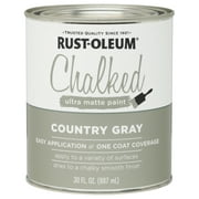 Country Gray, Rust-Oleum Chalked Ultra Matte Chalk Paint, Quart