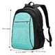 thumbnail image 5 of Balery Blue And Turquoise Mochila con carga USB para hombre y mujer - Mochila impermeable y antirrobo para laptop con puerto USB para viajes, trabajo, 5 of 7