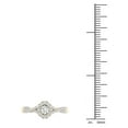 thumbnail image 4 of Imperial 1/3Ct TDW Diamond 10k Yellow Gold Halo Engagement Ring (H-I, I2), 4 of 4