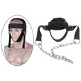 thumbnail image 2 of Head Neck Harness Adjustable Support Black for Weight Lifting Workout Sports, 2 of 9