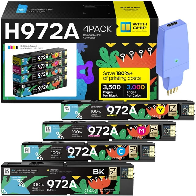 Cartouche d'Encre Compatible avec HP PageWide MFP 377dw 377dn / PageWide Pro 452dw 452dn / PageWide Pro Multifonction 477dw 477dn 577dw 577z Pr
