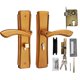 thumbnail image 1 of Juego De Cerradura De Manija De Puerta De Aleación De Zinc, Palanca De Puerta Interior, Pestillo Mecánico, Cerradura De Seguridad Para El Hogar sonducket EL008880-00, 1 of 6