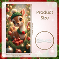 thumbnail image 5 of Decorative Reindeer Christmas Banner Cartoon Design Cute Deer Festive Gifts Holiday Decoration for Winter Party Indoor Celebration Holiday Gathering, 5 of 9