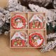 thumbnail image 4 of Bearachild Pieza de de Navidad, fiesta temática, colgante de Navidad, ambientes festivos, decoración de Año Nuevo, accesorios de fotografía, Kits de decoración para fiestas  calcetín y guante Bearachild HA069280-01, 4 of 6