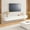 White, variant on Modern Floating TV Stand, Wall-Mounted Media Console with Large Storage (White, 70.8'')