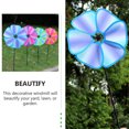 thumbnail image 2 of 4Pcs Windmill Toys Colorful Plastic Pinwheel Garden Decorations (Assorted Color), 2 of 9