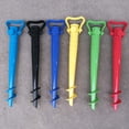 thumbnail image 3 of Parapluie Pointe 2PCS Réglable Plage Parapluie Sol Ancre Pointe Sable Extensible Support pour Soleil Plage Jardin Patio Pêche Pôle Bleu, 3 of 6
