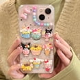 thumbnail image 2 of Funda de teléfono de dibujos animados 3D Sanrio Hello Kitty Kuromi Pom Purin para iPhone 15 14 13 12 11 Pro Max X XR XS MAX 7 8Plus, 2 of 4