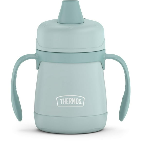 Thermos Kids 7 oz Stainless Steel Sippy Cup with Handles, Mint
