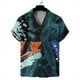 thumbnail image 5 of Camisas de playa con estampado de leopardo para hombre y mujer, camisas casuales de manga corta con solapa y estampado 3D, ropa de calle, verano 2024, 5 of 5