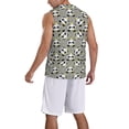 thumbnail image 2 of Pofeuu Panda With Crown And Stars Print Basketball Jersey, Shirts for Men Youth Basketball Jersey Crew Neck-X-Large, 2 of 6