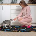 thumbnail image 3 of Game Controller Black Pattern Anti Fatigue Kitchen Rugs Set Of 2, Non Slip Washable Decorative Floor Mats for Kitchen Sink Laundry, 17"x30" and 17"x47", 3 of 6