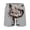 Gray#72, variant on Boys Summer Swim Trunks Cute Animal Print Drawstring Waist Beach Shorts Casual Cartoon Design Homewear Pants Yellow XXL