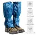 thumbnail image 4 of Yesbay 1 Pair Outdoor Leg Gaiter Adjustable Waterproof Men Women Hiking Climbing Snow Skiing Hunting Snake Guard Snow Boot Shoe Gaiter Leg Protector Cover, 4 of 7