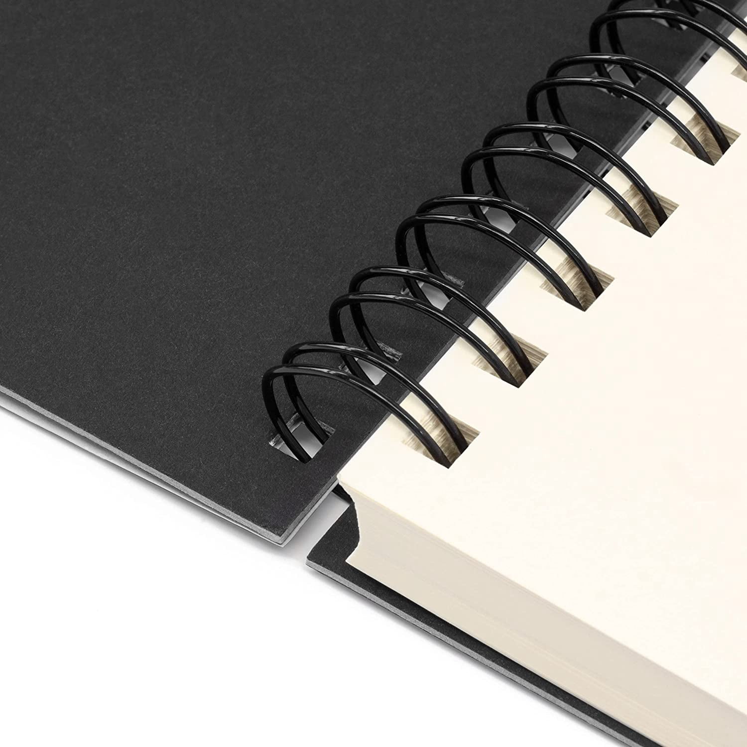 Ashton and Wright - A4 8.3" x 11.7" Classic Ivory Hardback Spiral Bound Sketchbook - 160gsm Paper - 60 Sheets
