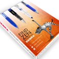 thumbnail image 3 of Zebra Fuente Pen - Disposable Fountain Pens - Pack of 6 - Black & Blue Ink - In Zebra Cardboard Gift Box, 3 of 5
