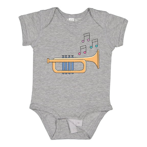 Inktastic Trumpet Marching Band Musician Gift Boys or Girls Baby Bodysuit