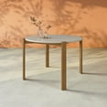 thumbnail image 2 of Manhattan Comfort Gales Round 46.54 Dining Table in Beige with Solid Wood Legs, 2 of 9