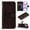 Brown, variant on TECH CIRCLE Case for 2022 Apple iPhone 14 (6.1") Cell Phone - Protective PU Leather Stand Flip Flower Case (Pink)