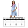 thumbnail image 5 of Maternity Dresses Women's Knotted V Neck Knee Length Wrap Dress, 5 of 5