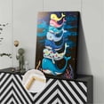 thumbnail image 3 of Vintage Whale Stack Canvas Wall Art Print for Bedroom Living Room Home Decor, 3 of 8