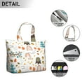 thumbnail image 3 of Symmetrical Bohemian Style Weekender Bag, Large Capacity Zipper Tote with Durable Handles, Vintage Fashion for College Students, 3 of 5