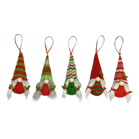

Veki Doll Decoration Gnomes Decoration Pendant Gift Christmas Decoration Hangs Mini Mirror Ball Light