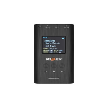 BZBGEAR 8K/4K/1080P HDMI 2.1 48Gpbs Portable Signal Test Generator and Analyzer