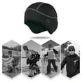 thumbnail image 5 of SPRING PARK Lightweight Thermal Helmet Liner Skull Cap Full Cover Ears Cycling Running Skiing Beanie Hats Unisex, 5 of 7