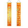 thumbnail image 2 of Thanksgiving Door Couplets Set, Fall Decor Outdoor Indoor Home Decor Accents, Pumpkin Maple Leaf Turkey Door Hanging for Entryway, Home, Holiday Decor, 2 of 7