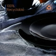 thumbnail image 3 of LaGlint Opal Glass Plates and Bowls Set, Black, 18 Pieces, Service for 6, Dishwasher Microwave Safe, Chip Resistant, 3 of 10
