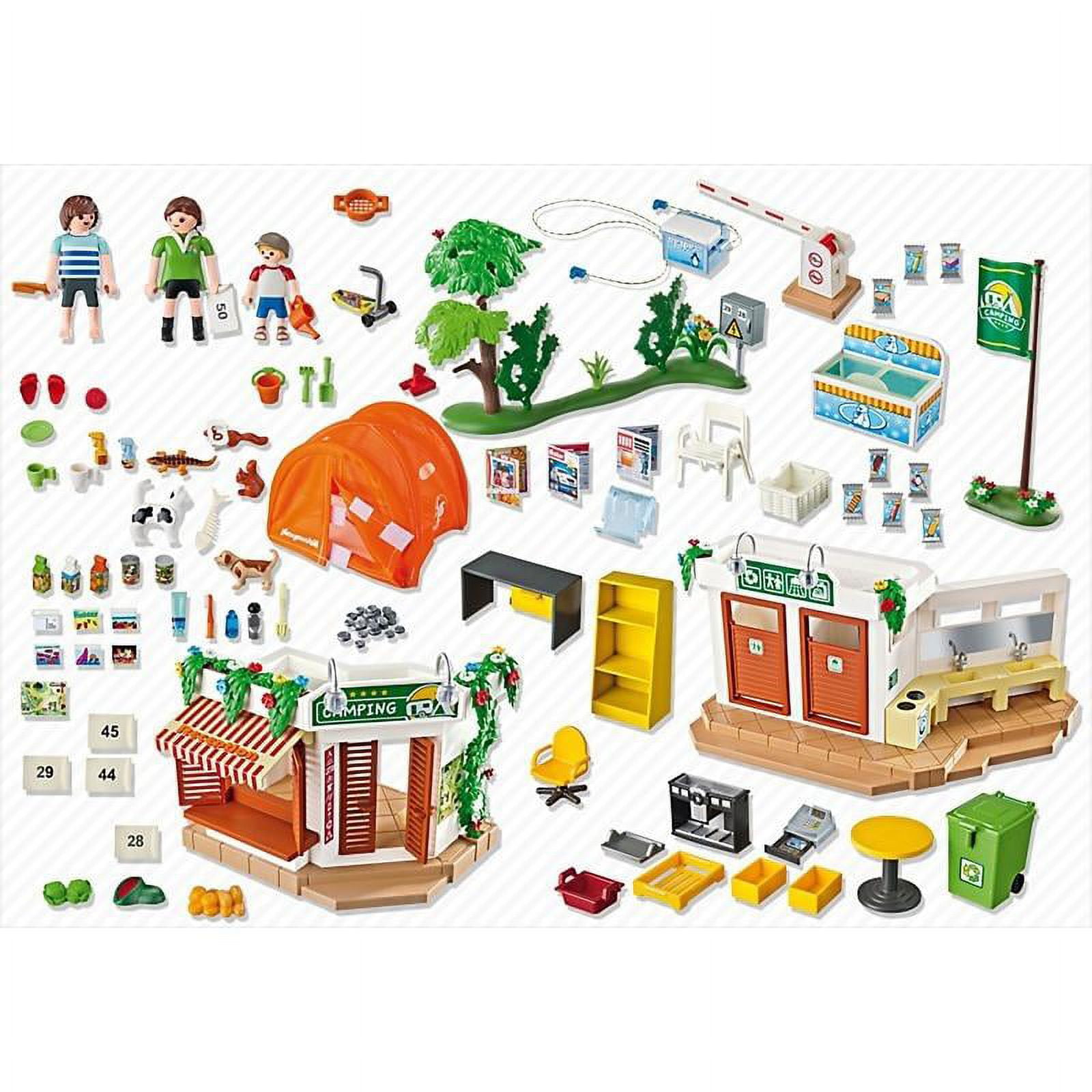 PLAYMOBIL Camp Site Summer Fun 5432 Huge Playset Camping Toys Boys