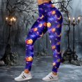 thumbnail image 6 of mgoYE Women Halloween Leggings Women's Holiday Casual Halloween Printed Leggings Workout Exercise Bottoms Women Leggins Size L, 6 of 7