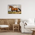 thumbnail image 3 of Stupell Industries Transitional Trotting Horse in Field Canvas Art, 24 x 16, by Creative Studio, 3 of 8