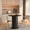 Black, variant on Round Dining Table for 4, Wood Dining Table, Round Kitchen Table for Dining Room Kitchen