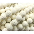 thumbnail image 3 of 8mm White Lava Round Beads Genuine Gemstone Natural Jewelry Making, 3 of 3