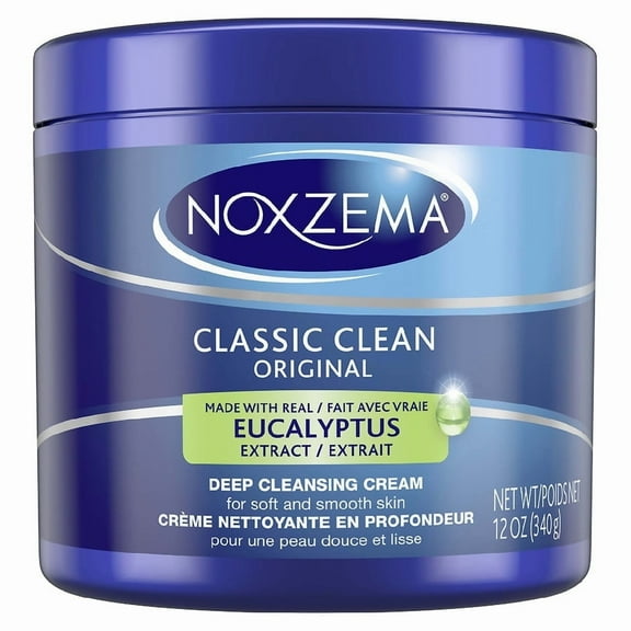 Noxzema Classic Clean Cleanser Original Deep Cleansing Deep Cleansing Cream 12.0 oz Pack of 3