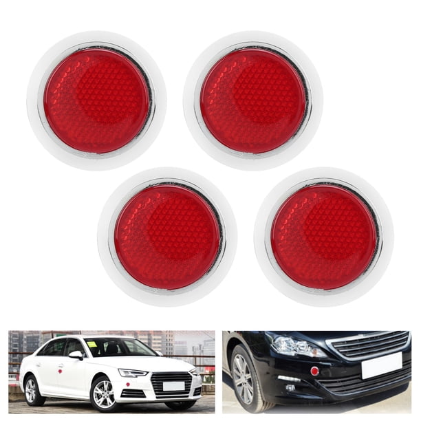 Reflector Rojo, Calcomanía Reflectante de Seguridad para la Motocicleta del Automóvil