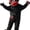 Black, variant on Funny Big Mouth Monster Onesie, Ultra-Warm Plush One Piece Pajamas Jumpsuit, Versatile Indoor Outdoor Hooded Loungewear, Silly Cozy Puppet Cosplay Costume with Comb Prop