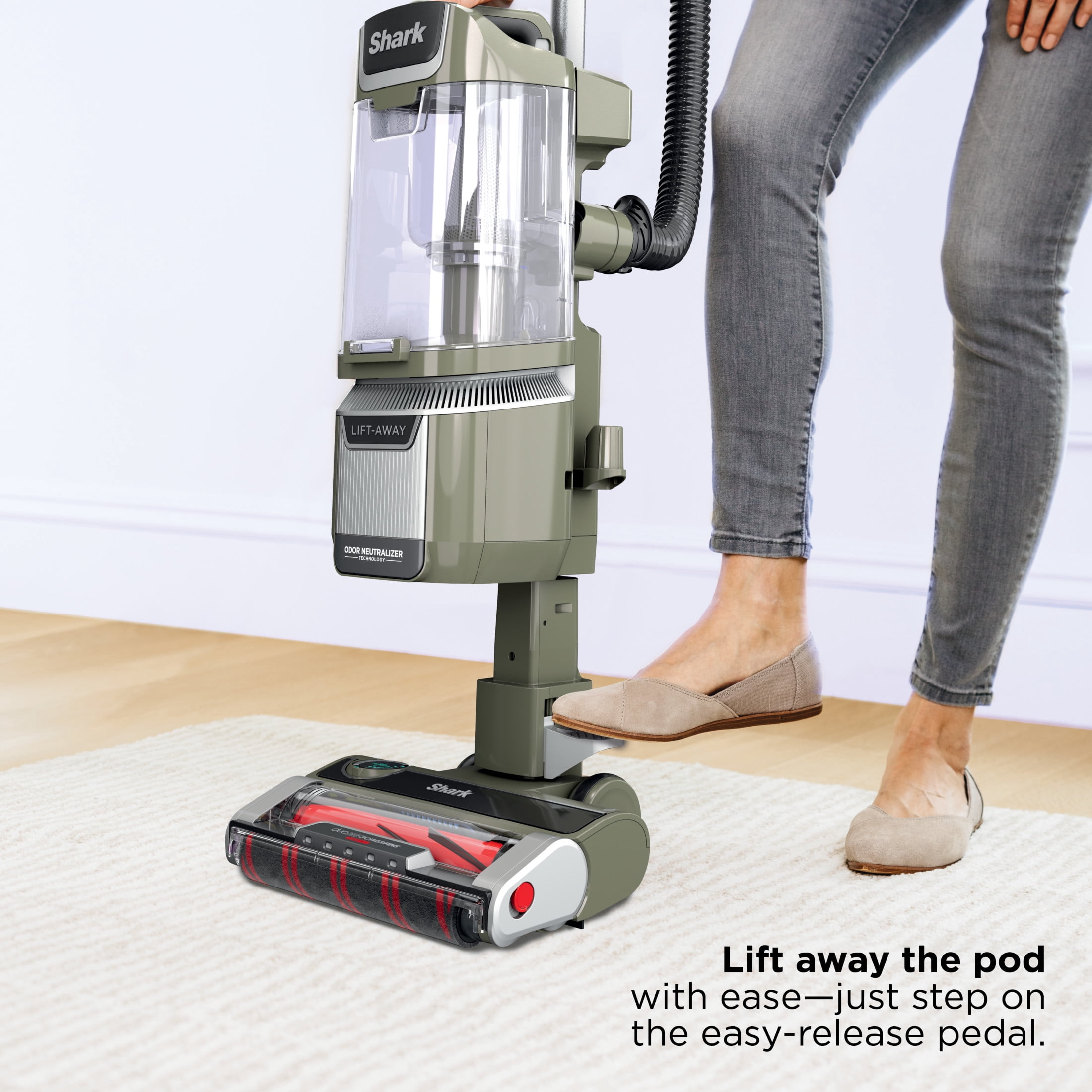 Shark Rotator Pet Lift-Away ADV Upright Vacuum, Pet Friendly, DuoClean Self-Cleaning Brushroll, Odor Neutralizer Technology, LA700 Green