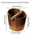 thumbnail image 3 of Cubo de madera para café expreso, cubo para café expreso, cubo para café expreso, base antideslizante, cubo para posos de café, multifunción para, 3 of 9