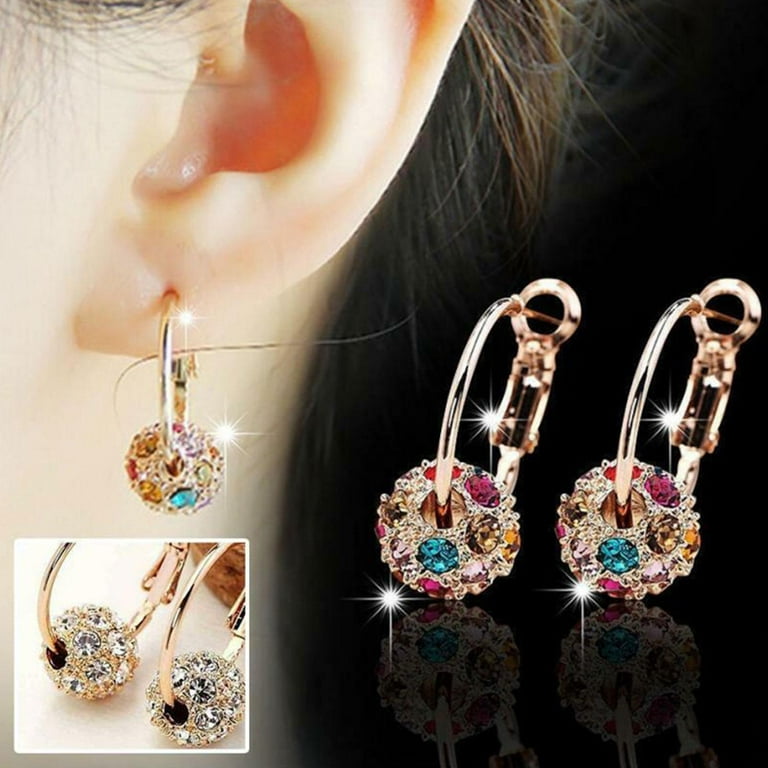 WNPXQNT 1 Pair Magnetic Slimming Earrings Lose Body Relaxation Massage Slim Patch Women Health Ear Best Gift Studs R0B9 - Walmart.com