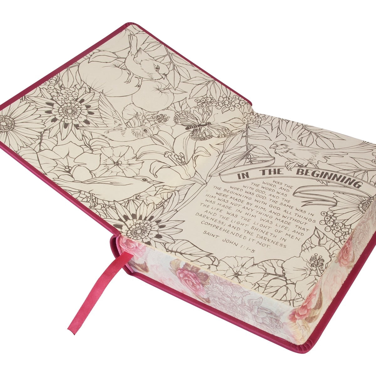 Christian Art Gifts, KJV Holy Bible, My Creative Bible, Pink