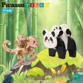 thumbnail image 3 of Bloques Magneticos PicassoTiles PTA36.v2 Figuras Panda y Mono 4 Piezas, 3 of 5