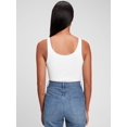 thumbnail image 3 of Camiseta sin mangas para mujer GAP blanca talla X-Large Alta, 3 of 4