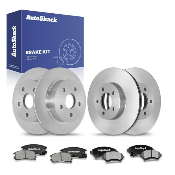 AutoShack Front Vented & Rear Solid Brake Rotors   Ceramic Pads 12-PC Brake Kit Replacement for 1997-2004 Buick Regal 1997-2003 Pontiac Grand Prix 1998-2002 Oldsmobile Intrigue 1999 Buick Riviera