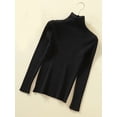 thumbnail image 4 of JMPRS Turtleneck Women Pullover Sweater Spring Jumper Knitted Basic Top Fashion Autumn Long Sleeve Korean Ladies Clothes, 4 of 5