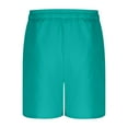 thumbnail image 3 of Mens Shorts with Pockets and Mesh Liner Waterproof Drawstring Elastic Waist Casual Solid Straight Leg Lightweight Beach Board Shorts, 3 of 6