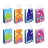 16 Pcs Trolls Gift Bags Goodie Bags Magic Girl Treat Candy Bags for Trolls Themed Decorations, Kids Adults Birthday Party Supplies